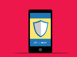 Free cyber security phone login vector