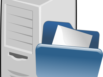 Free computer file network vector