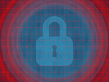 Free cyber security digital cyber illustration