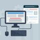 Free web design user interface website illustration